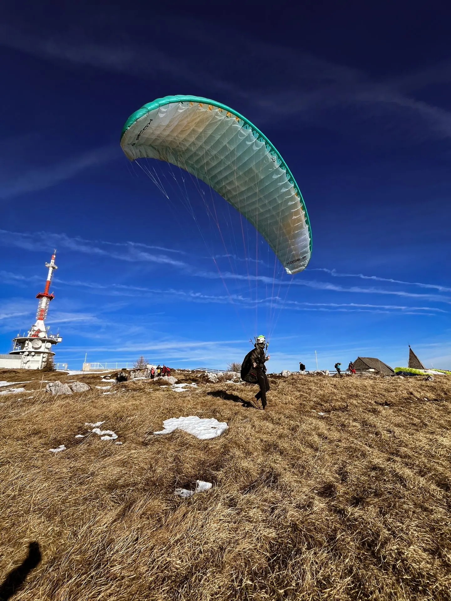 Launch at Krvavec, Kamnik Alps